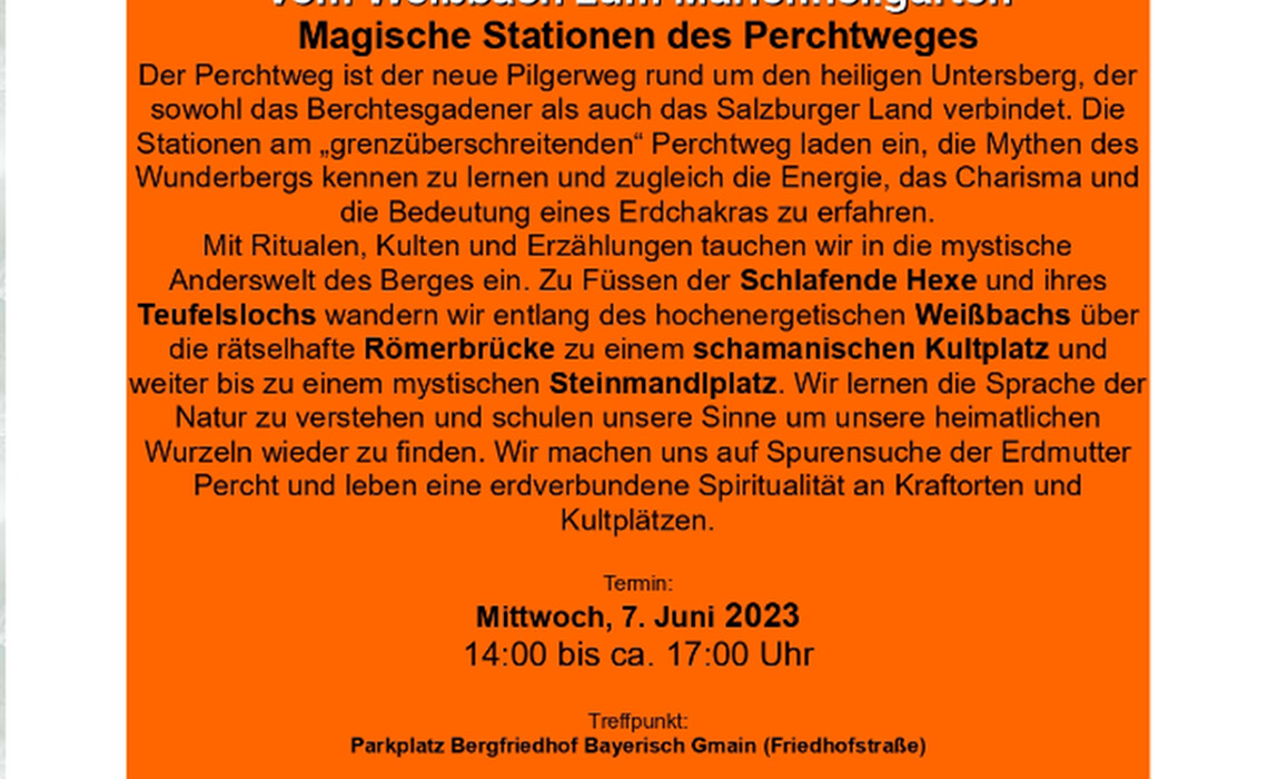 Pilgern Am Untersberg