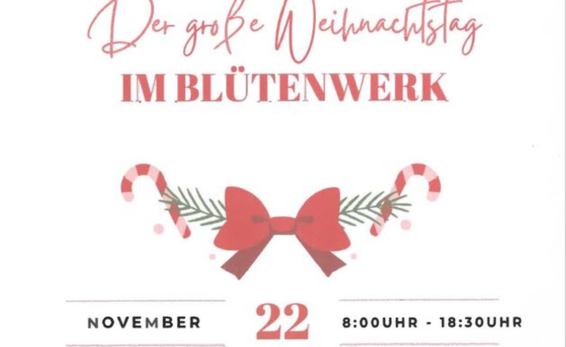 Weihnachtstag Im Bluetenwerk