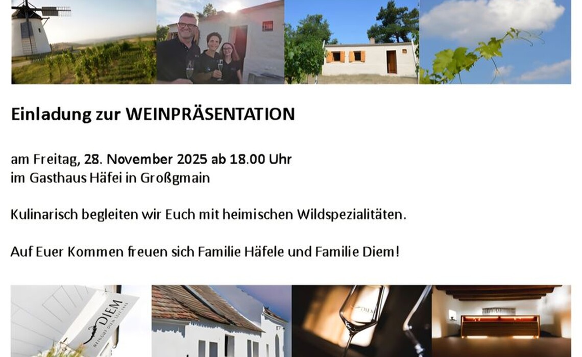 Weinpraesentation